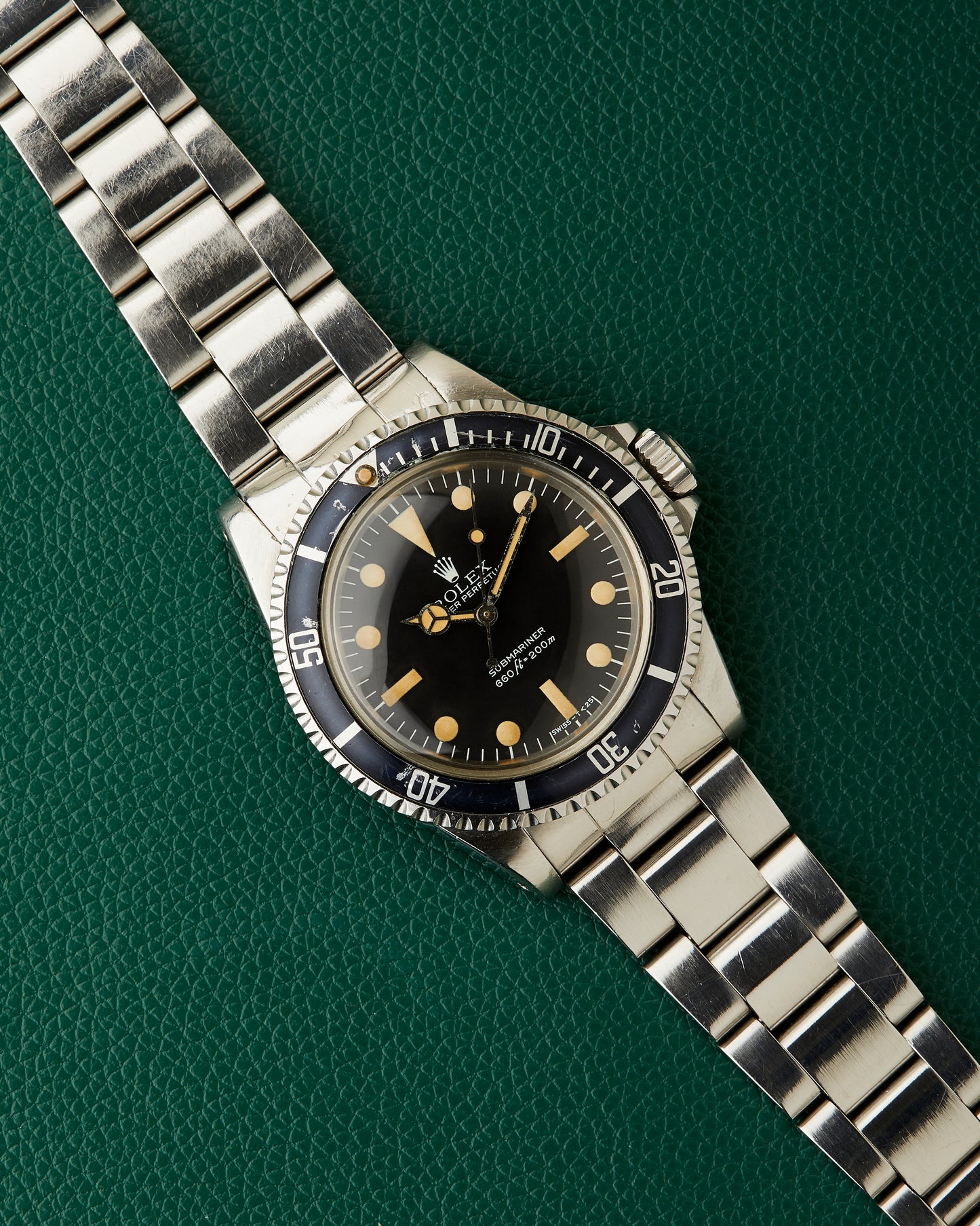 Rolex Submariner Ref. 5513 No Date Oyster Bracelet Full Set 1981
