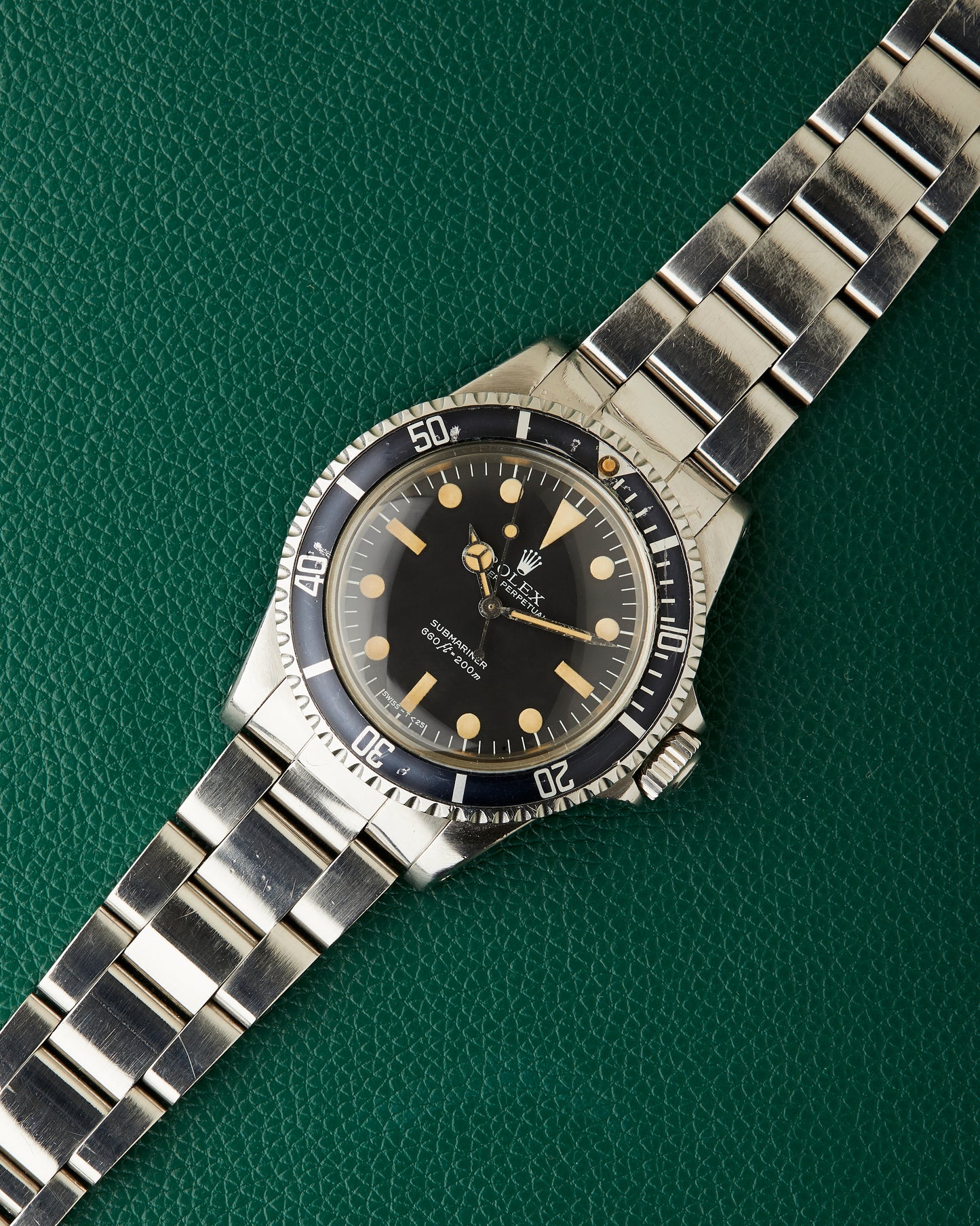 Rolex Submariner Ref. 5513 No Date Oyster Bracelet Full Set 1981