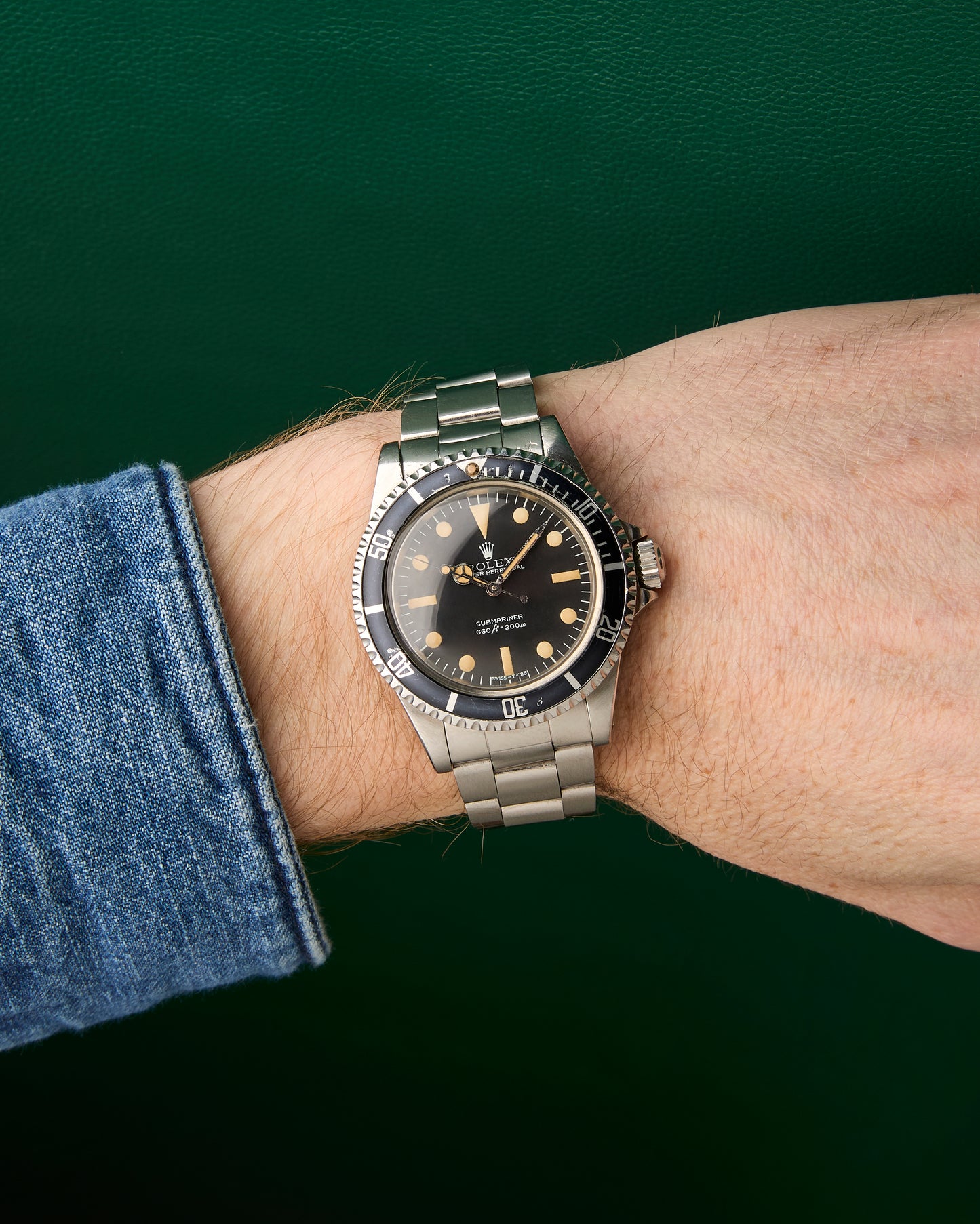 Rolex Submariner Ref. 5513 No Date Oyster Bracelet Full Set 1981