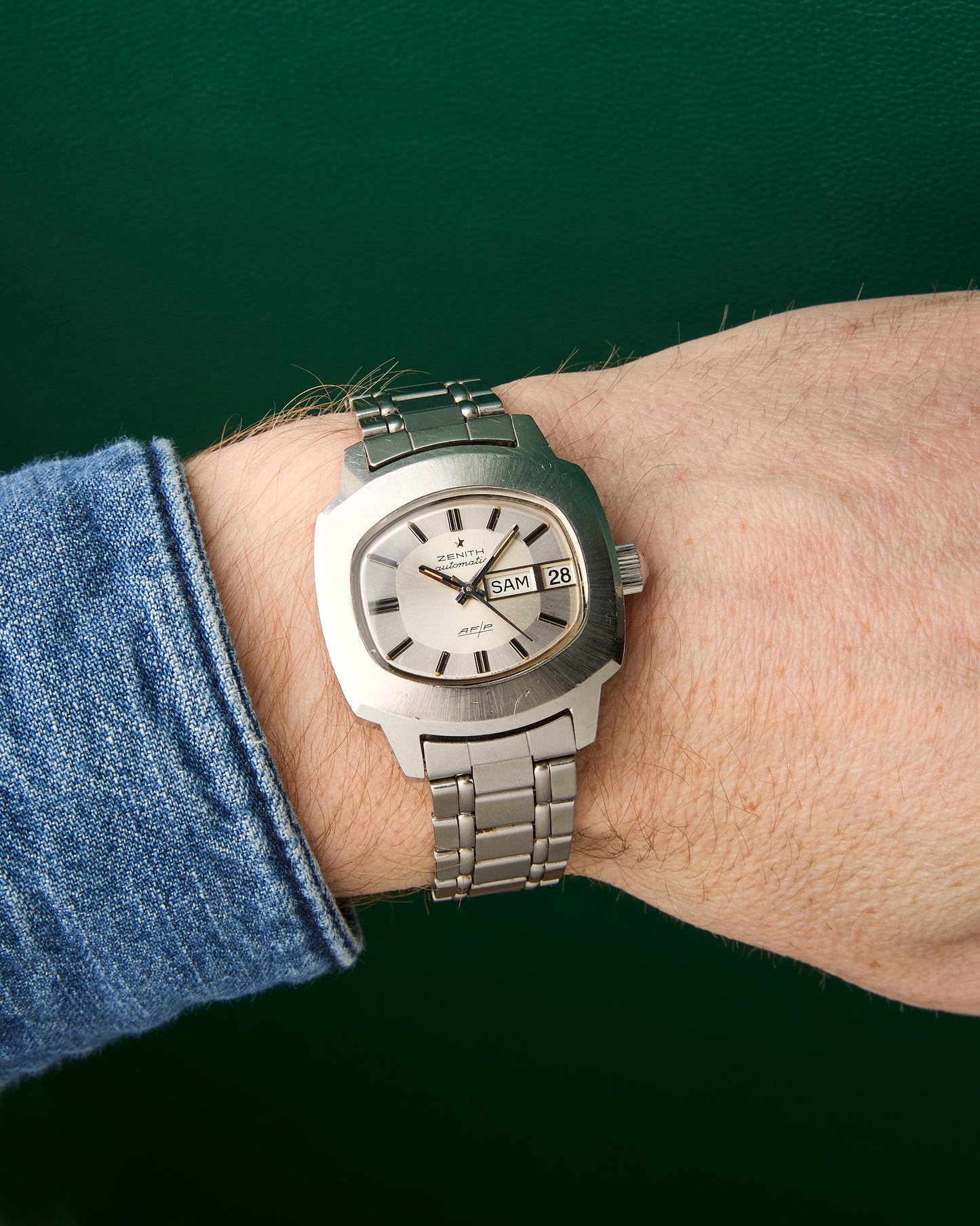 Zenith Defy AF/P Ref. A792 Day Date Cushion Shaped Automatic 1970