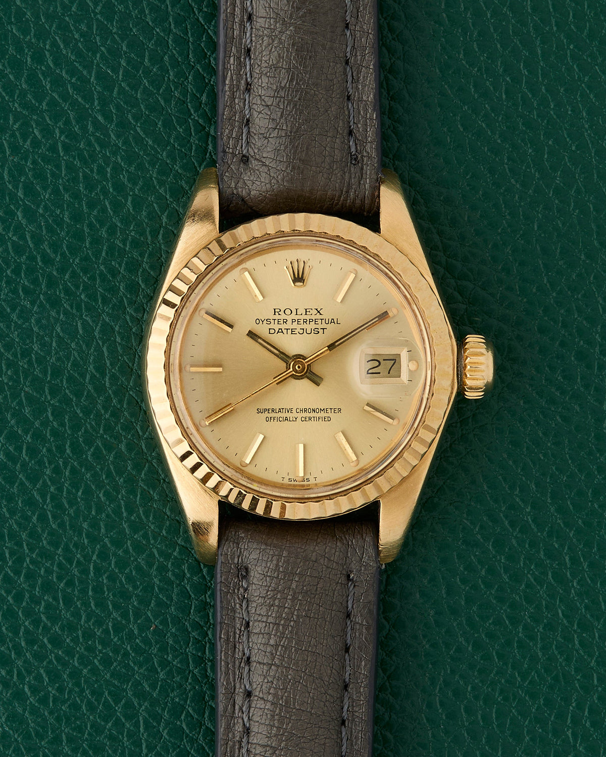 Rolex DateJust 18K Yellow Gold Ref. 6917 Ladies Watch