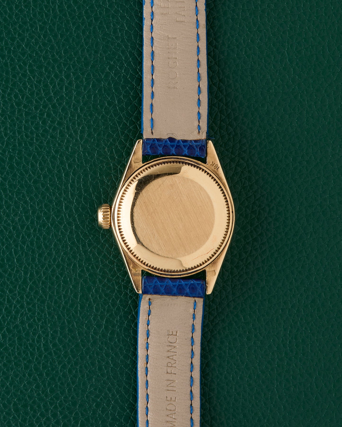 Rolex Lady-DateJust Ref. 6917 Lapis Blue Dial 18K YG 1974