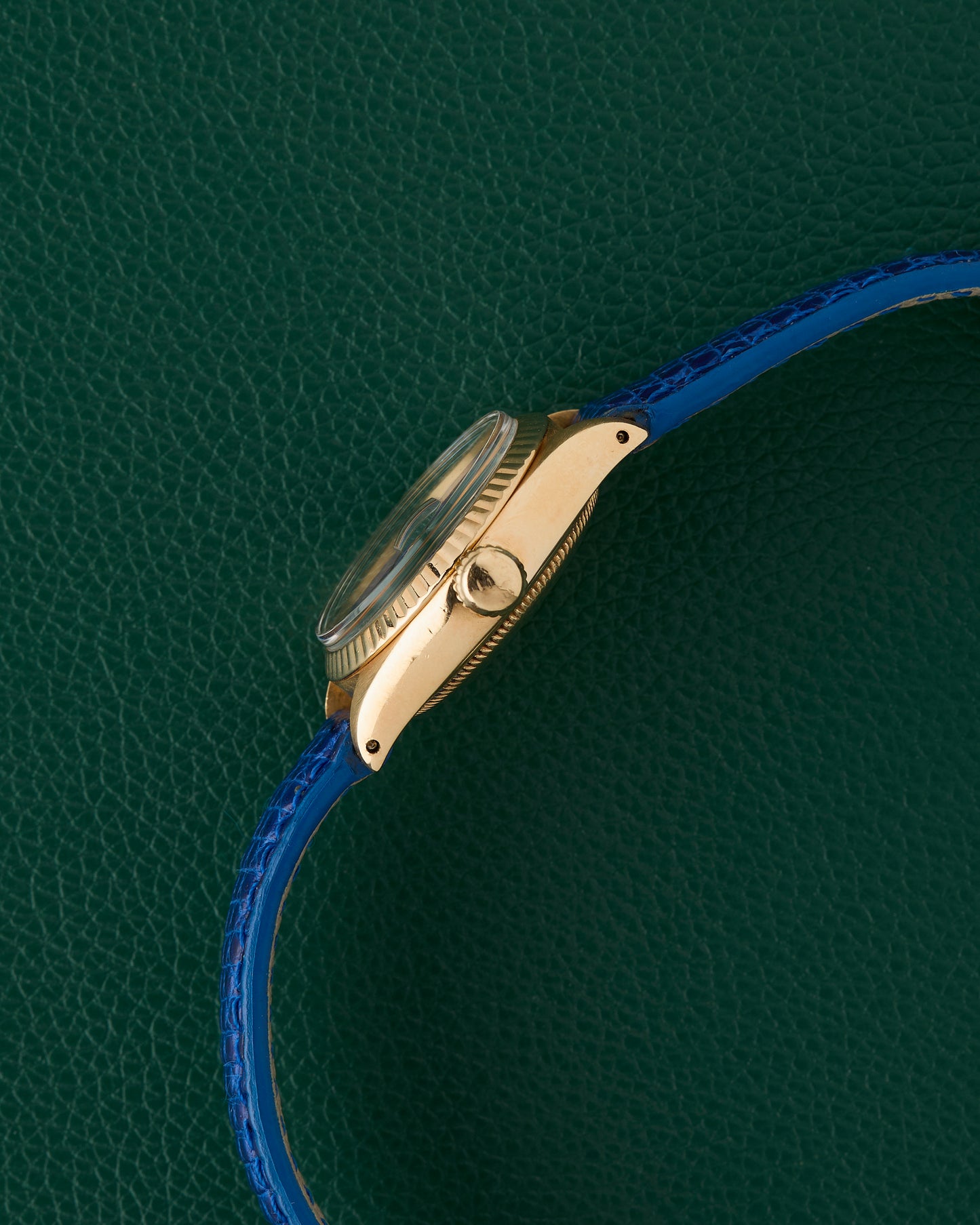 Rolex Lady-DateJust Ref. 6917 Lapis Blue Dial 18K YG 1974