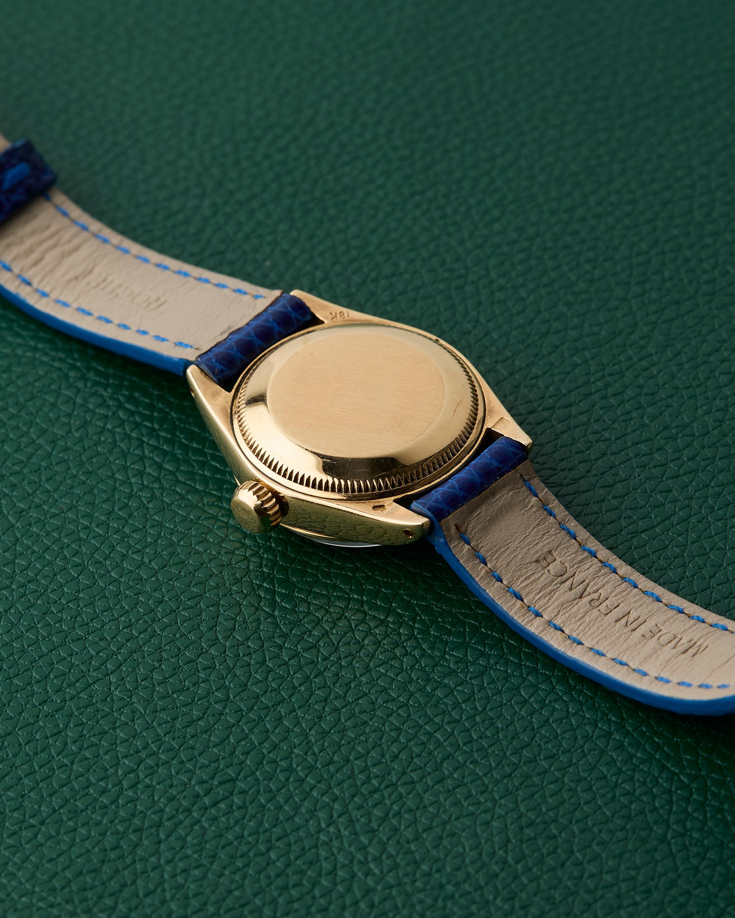 Rolex Lady-DateJust Ref. 6917 Lapis Blue Dial 18K YG 1974