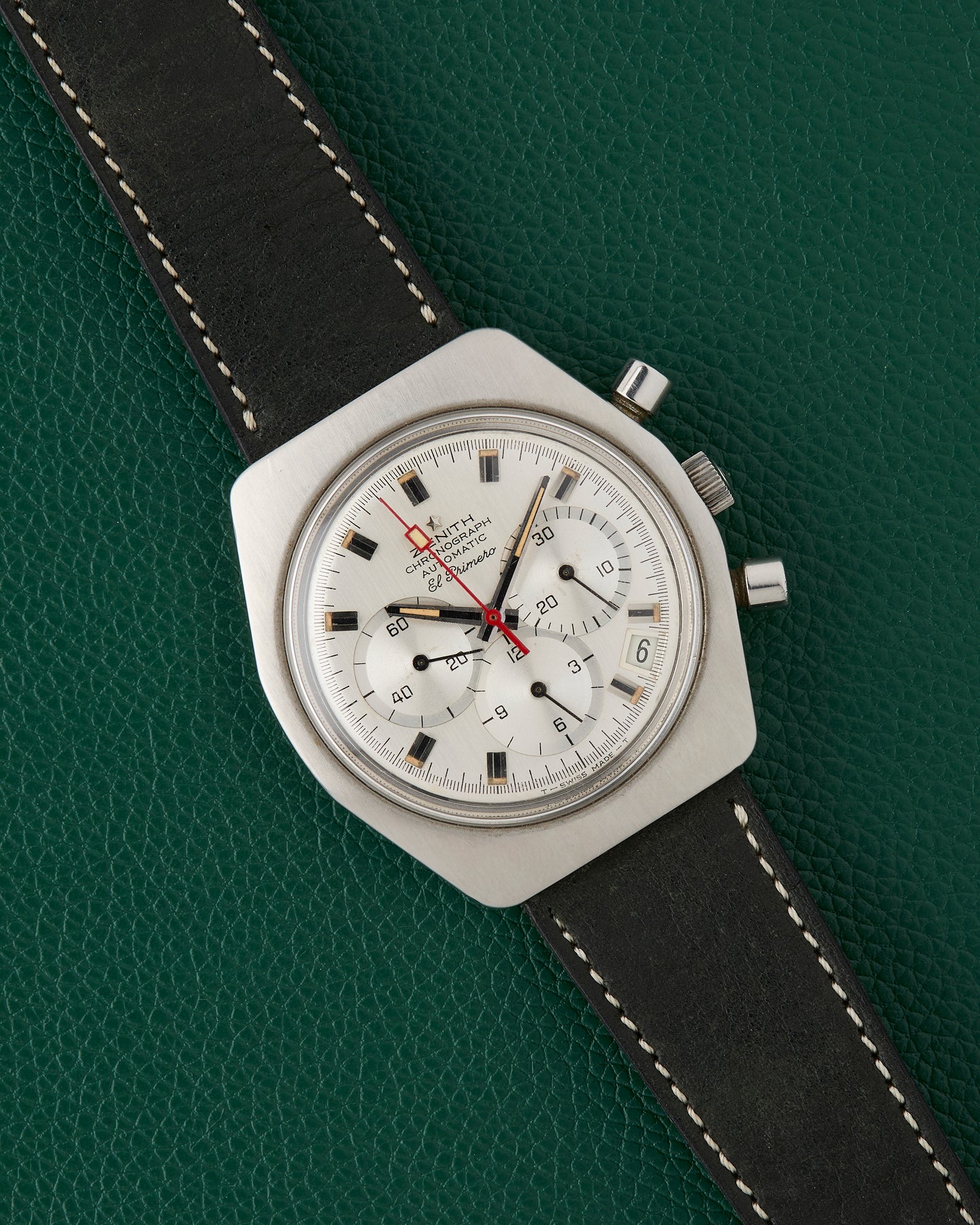Zenith A787 El Primero Vintage Pebble Chronograph 1970s