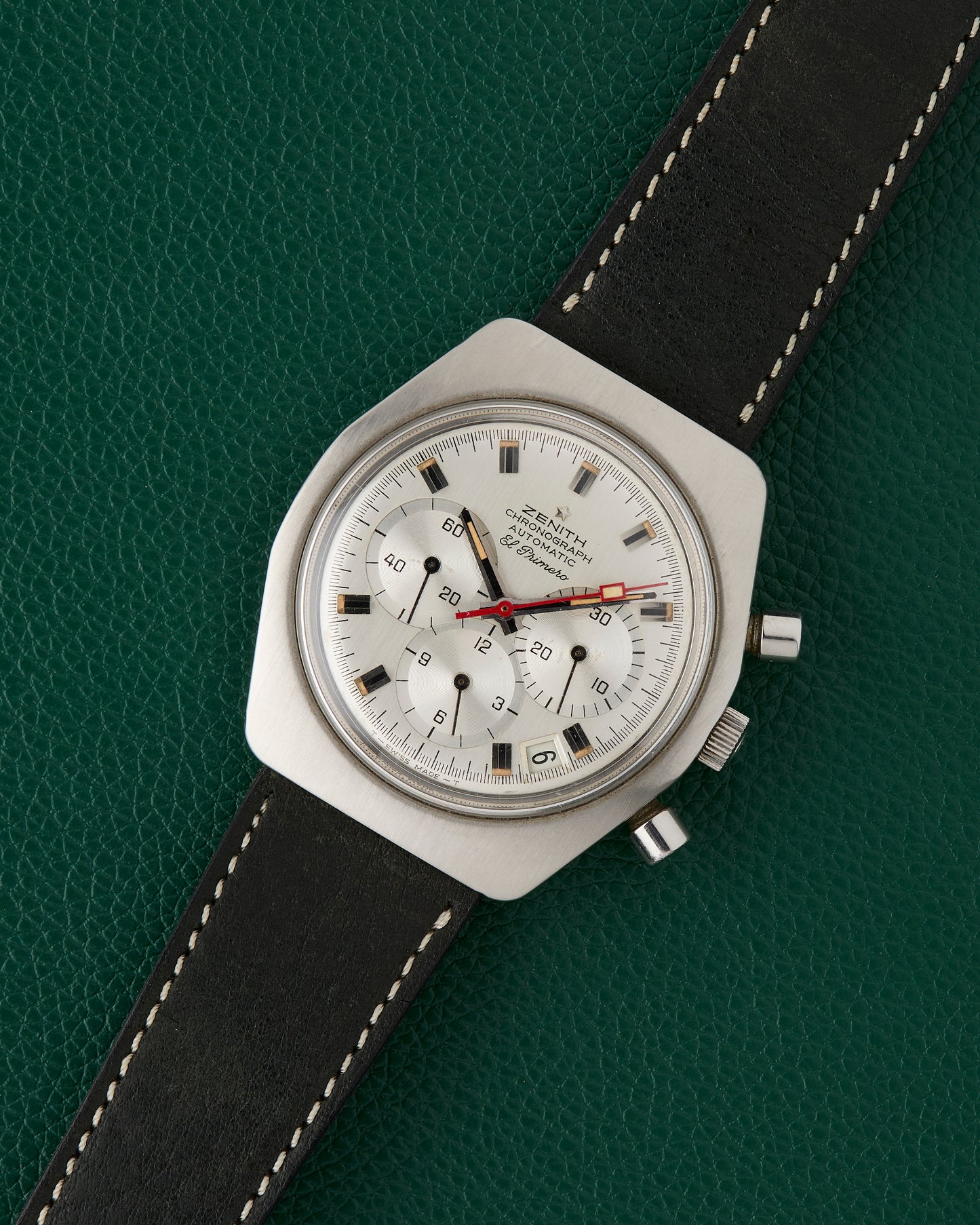 Zenith A787 El Primero Vintage Pebble Chronograph 1970s