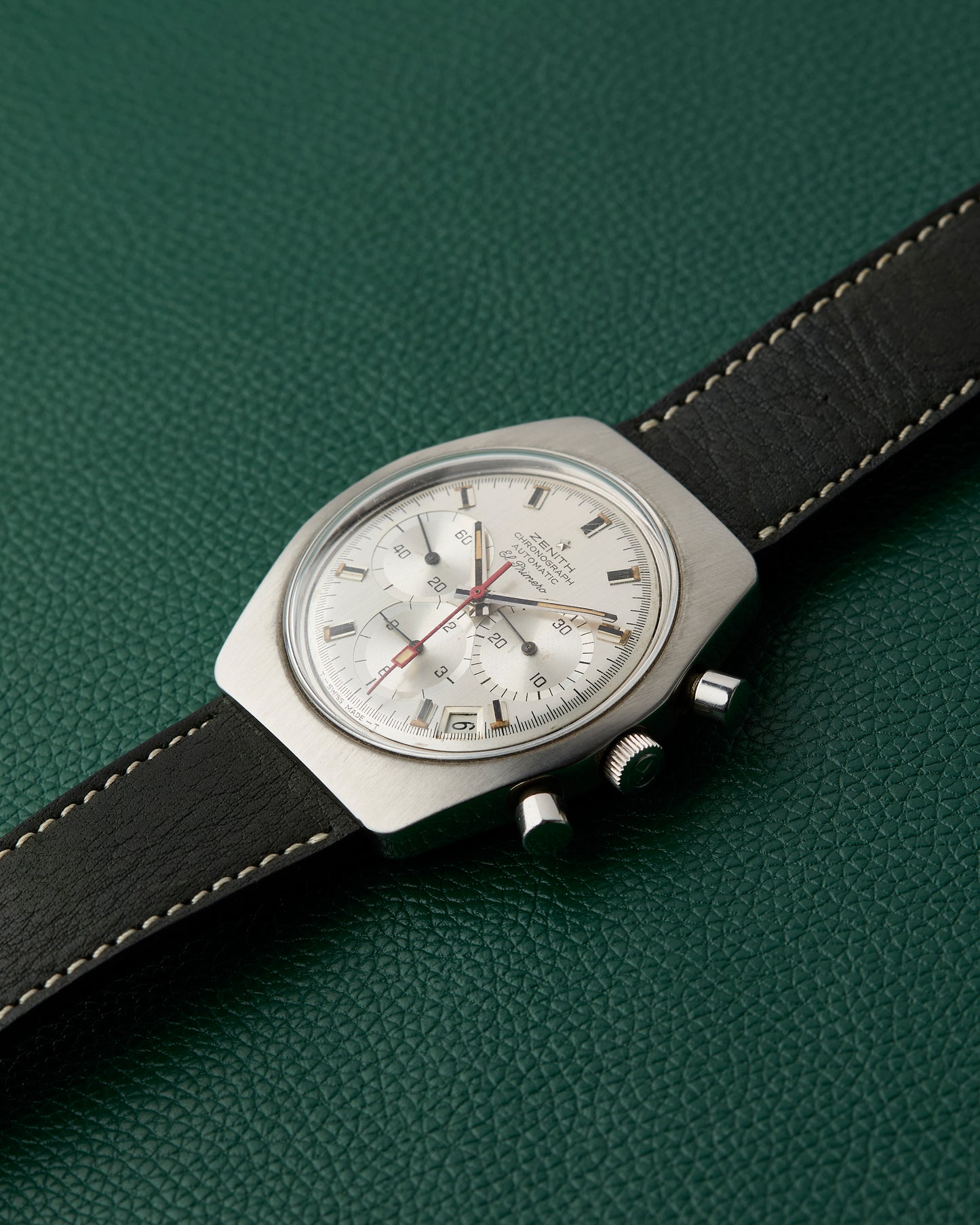 Zenith A787 El Primero Vintage Pebble Chronograph 1970s