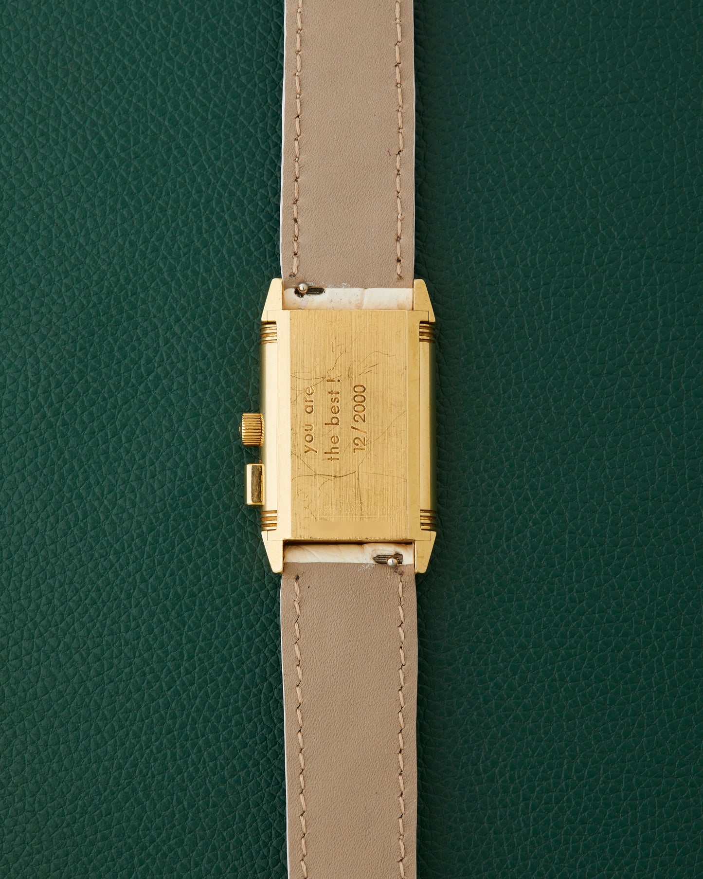 Jaeger-LeCoultre Ref. 255.1.82 Reverso Memory Model 18k Yellow Gold