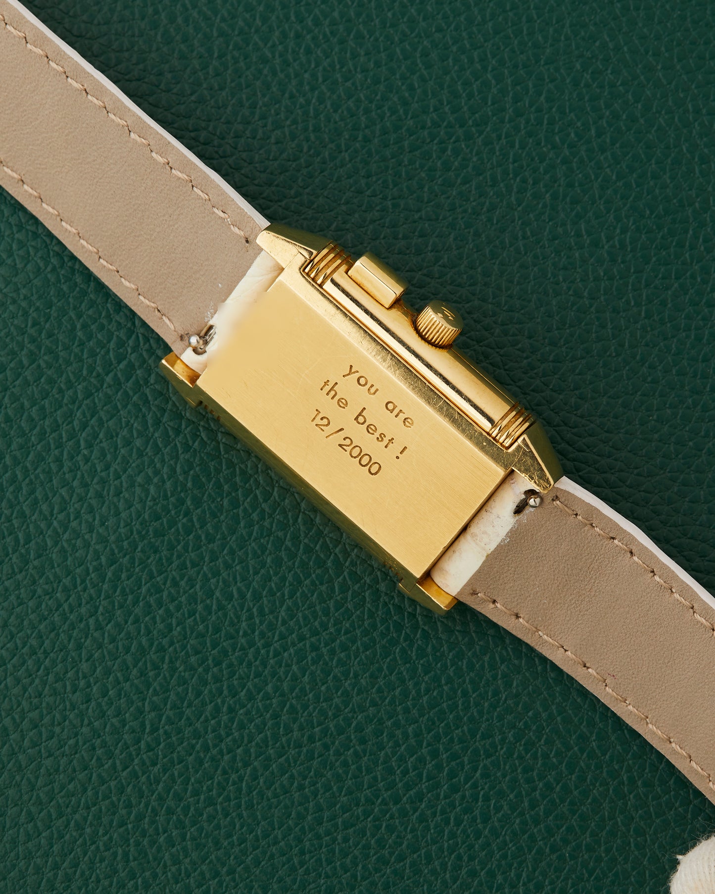 Jaeger-LeCoultre Ref. 255.1.82 Reverso Memory Model 18k Yellow Gold