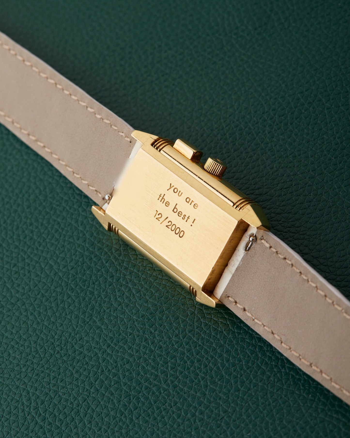 Jaeger-LeCoultre Ref. 255.1.82 Reverso Memory Model 18k Yellow Gold