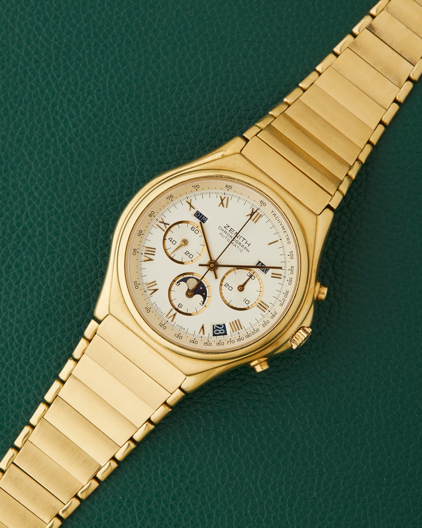 Zenith El Primero 18k Yellow Gold Port Royal 30.0150.418 Neo-Vintage