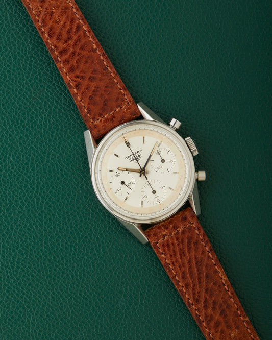 Heuer Carrera 2447T Valjoux 72 Vintage Chronograph Serviced