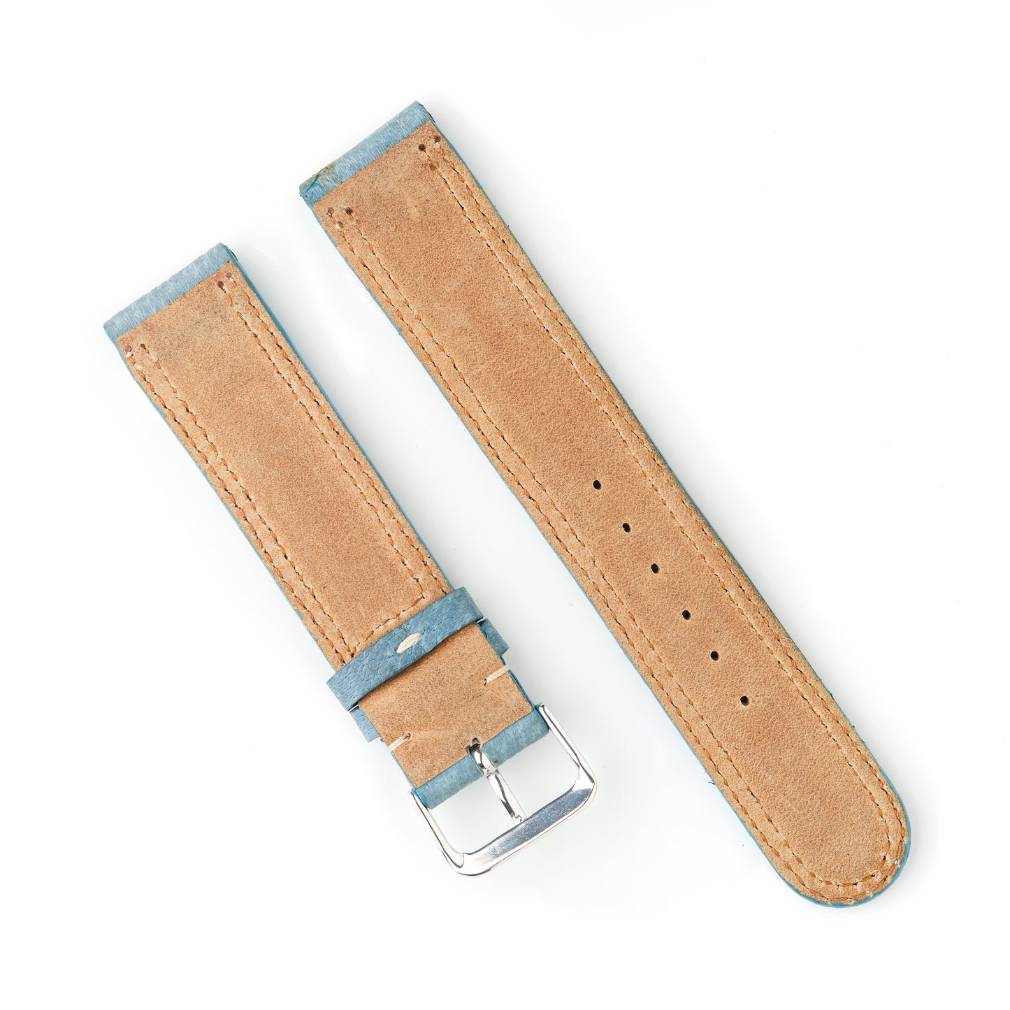 Hatchling Straps Vintage Inspired Light Blue 19mm