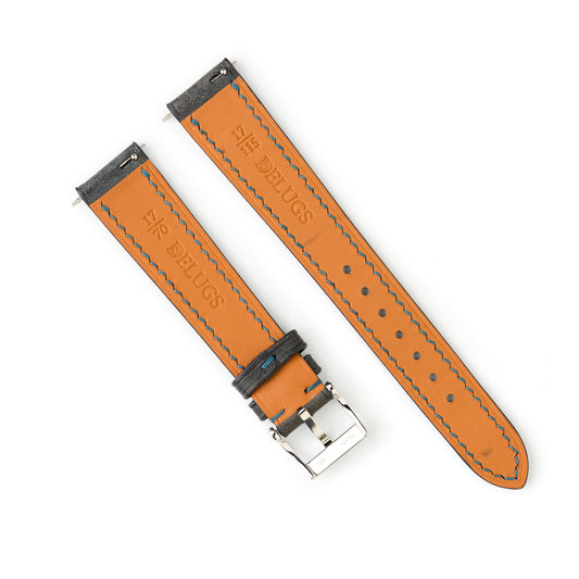 Delugs Watch Strap Band Dark Blue 17mm