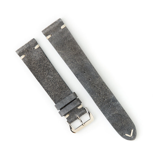 Hatchling Straps Vintage Inspired Grey Blue 18mm