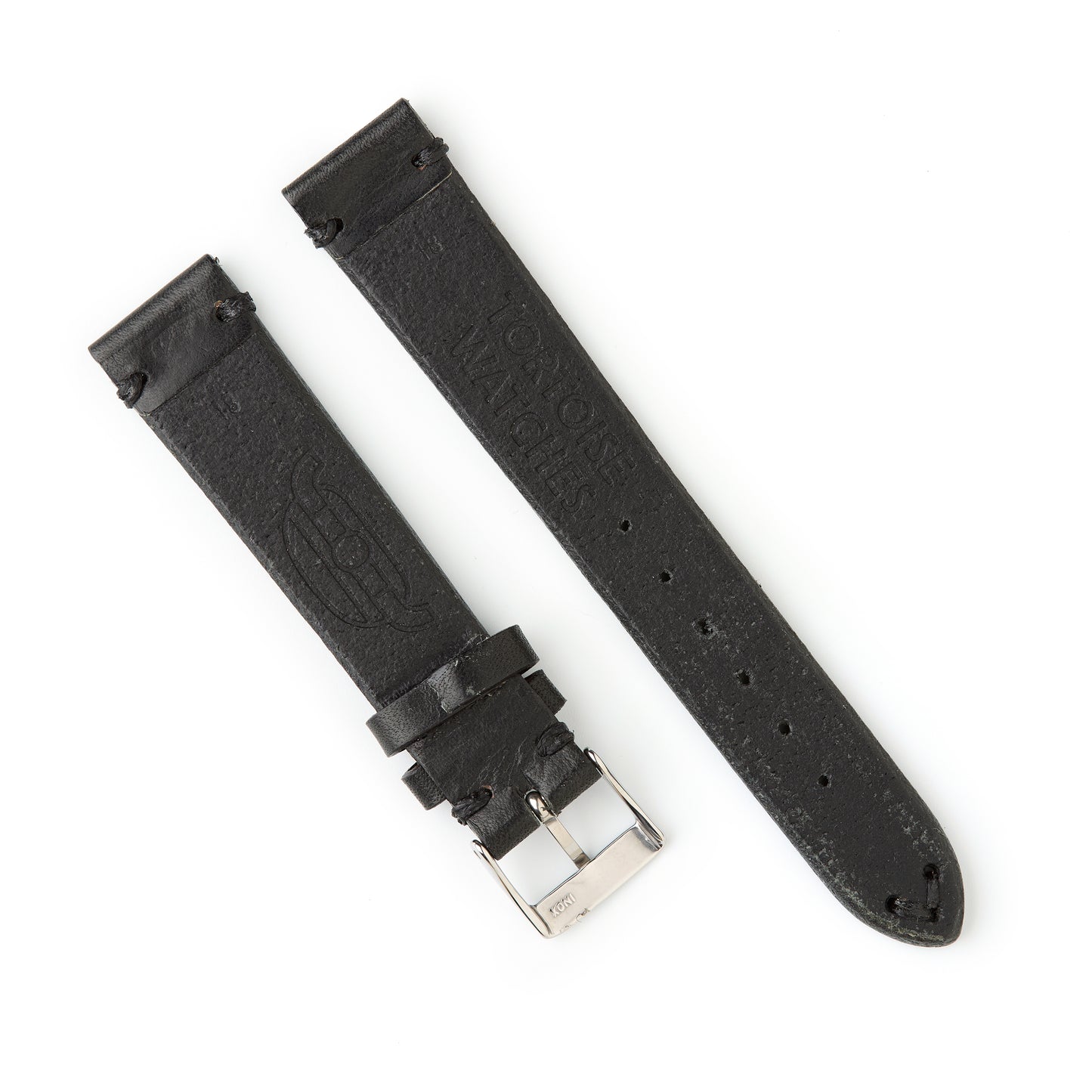 Tortoise Watches Black 18mm