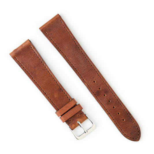 Hatchling Straps Vintage Inspired Brown 20mm-Extra Long