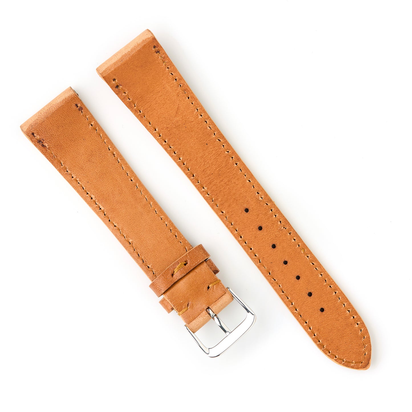 Hatchling Straps Vintage Inspired Brown 20mm-Long