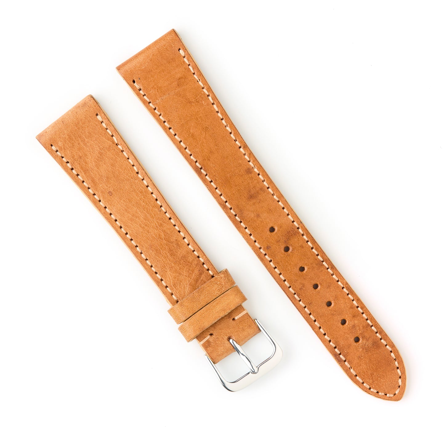 Hatchling Straps Vintage Inspired Brown 20mm-Long