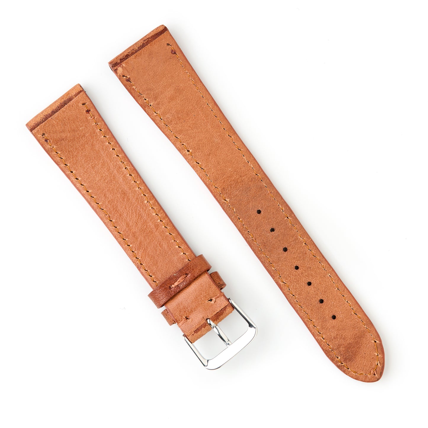 Hatchling Straps Vintage Inspired Brown 20mm-Long