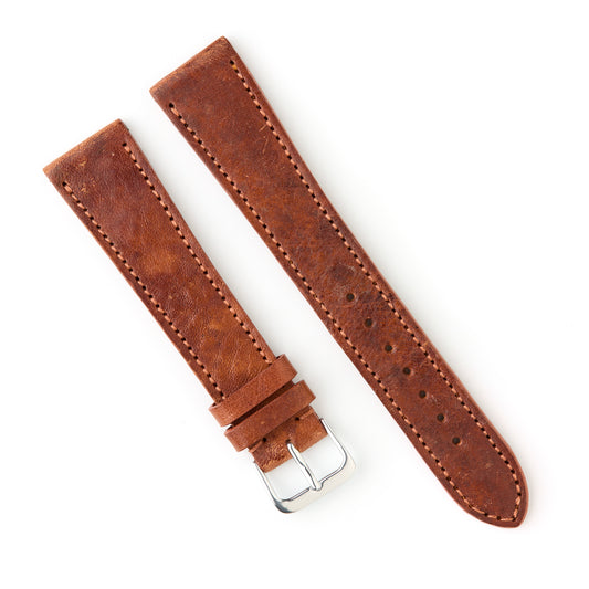 Hatchling Straps Vintage Inspired Brown 20mm-Long