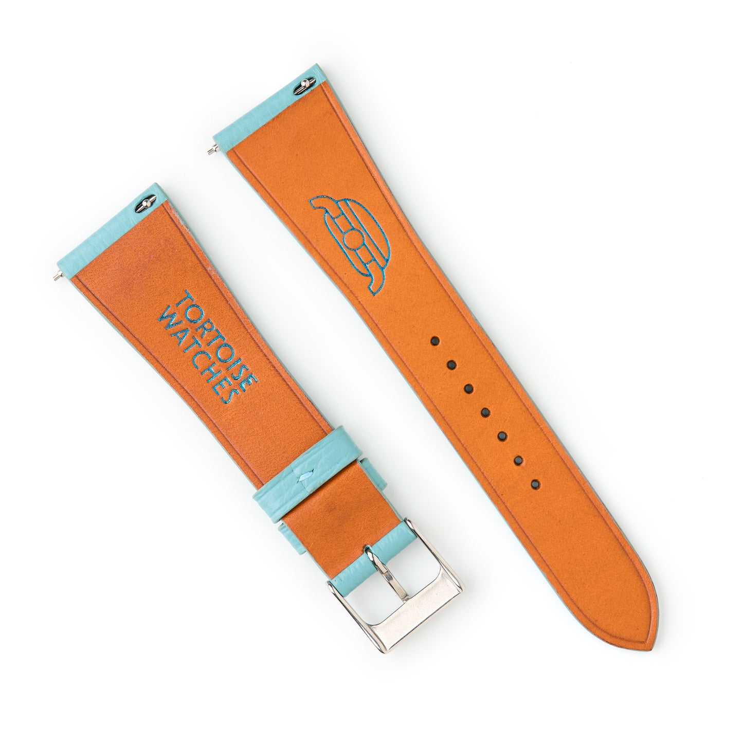 Tortoise Watches Light Blue 22mm