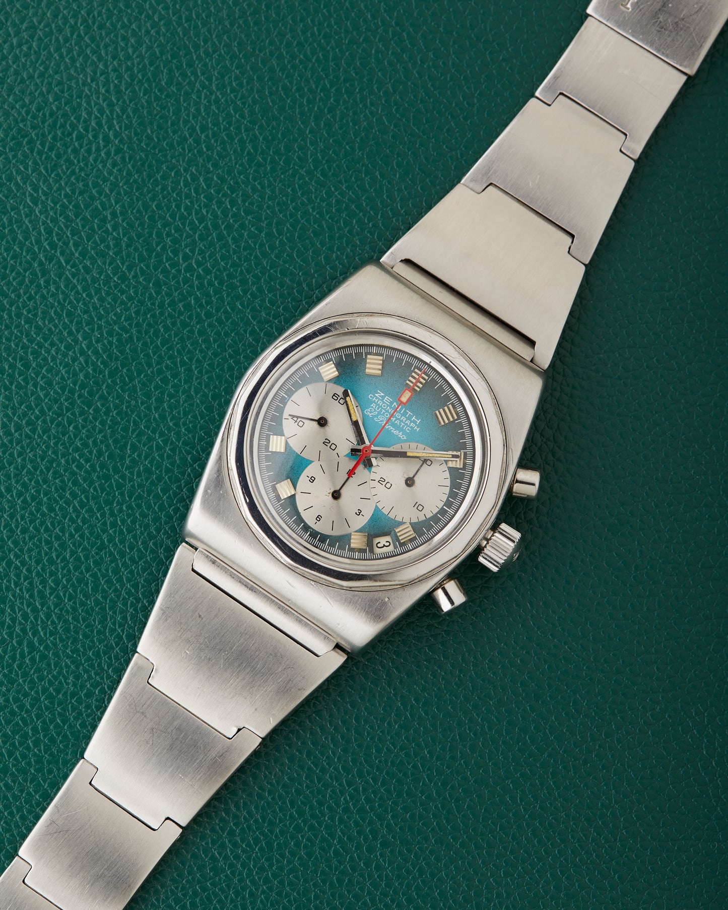 Zenith A782 Turquoise El Primero Vintage Lobster Bracelet