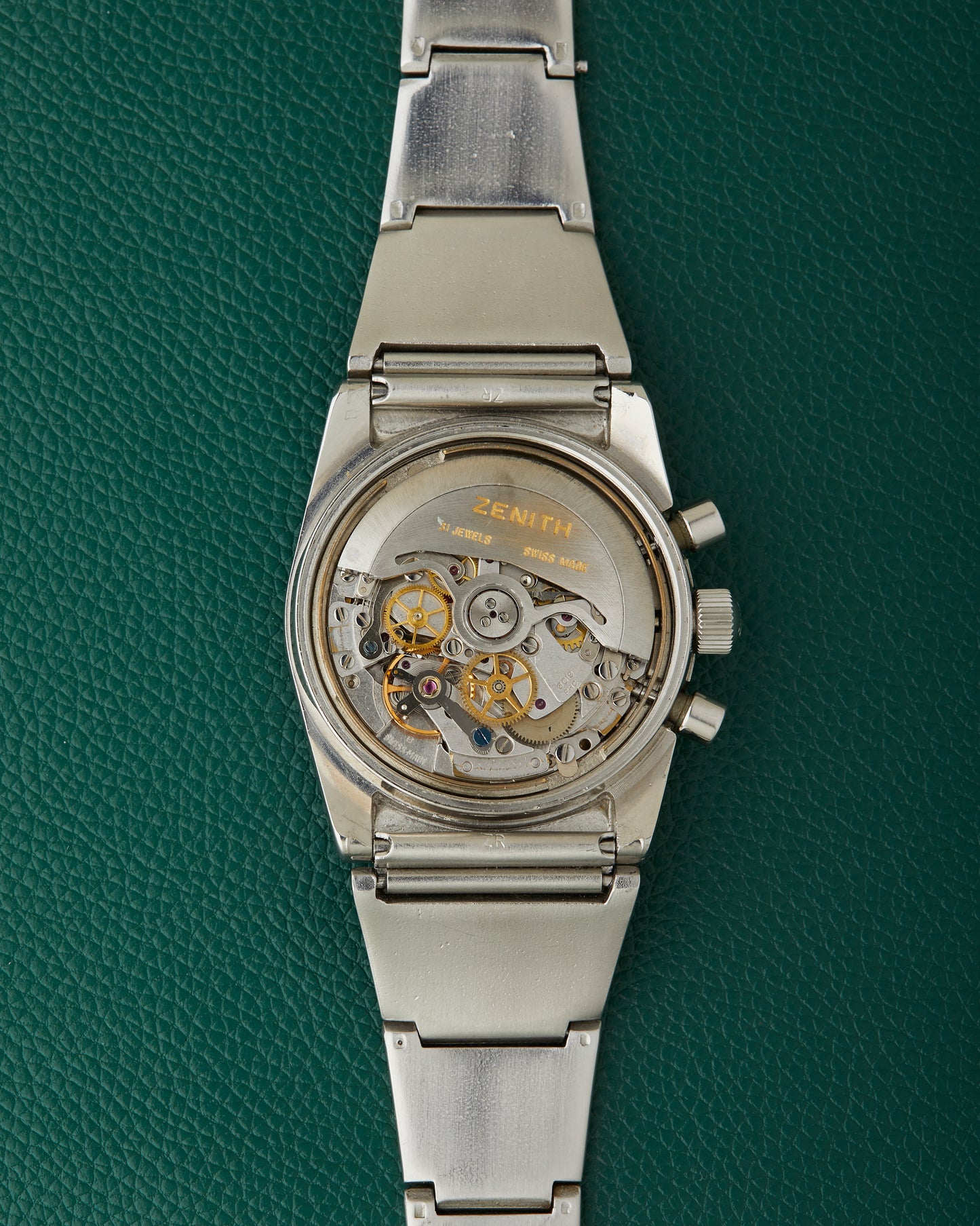 Zenith A782 Turquoise El Primero Vintage Lobster Bracelet