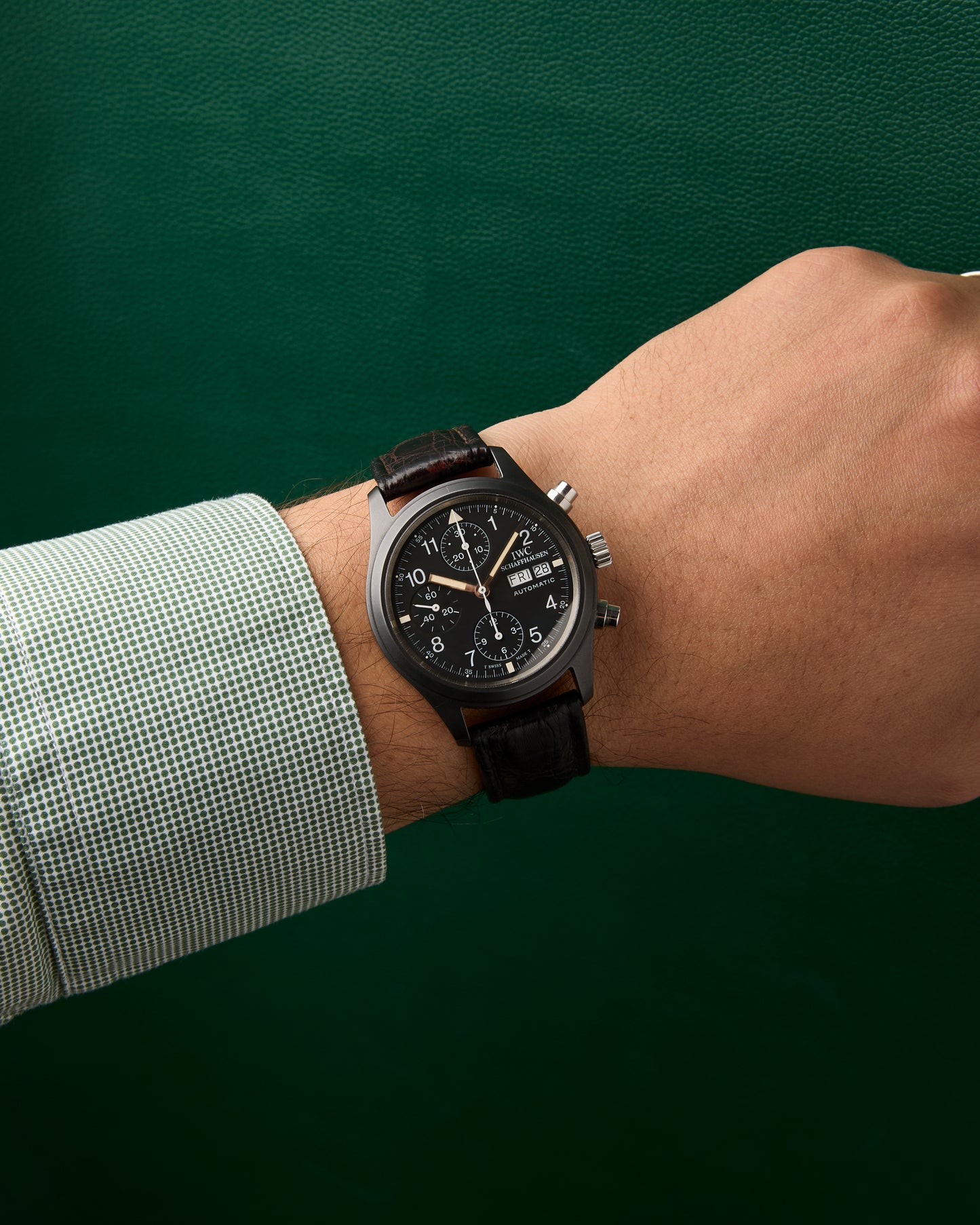 IWC 3705 Ceramic Fliegerchronograph Neo-Vintage Pilot Chronograph