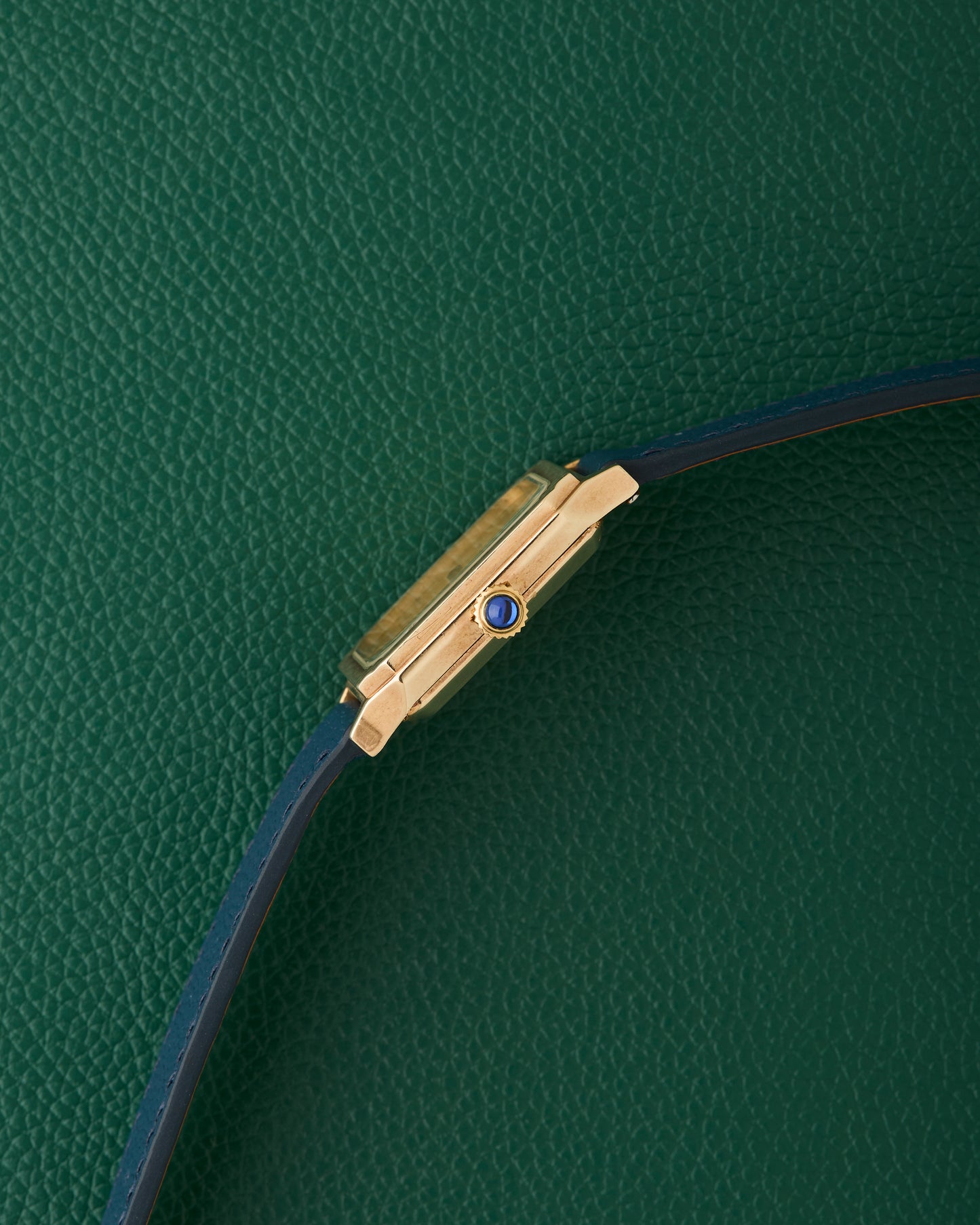 Bouverie 9K British London Yellow Gold Tank Quartz Vintage 1983