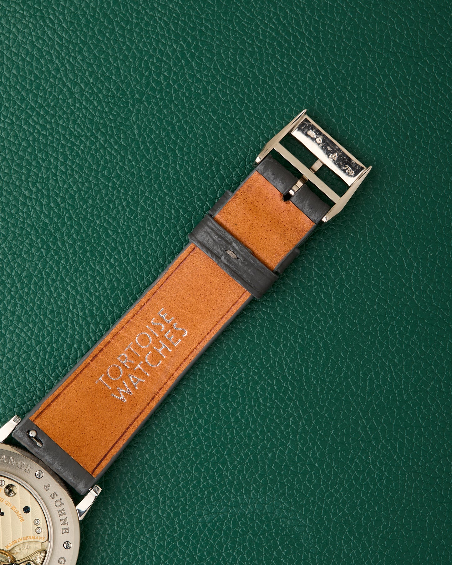 A. Lange & Söhne Saxonia Ref. 215.029 Box 2008 Papers 18k White Gold