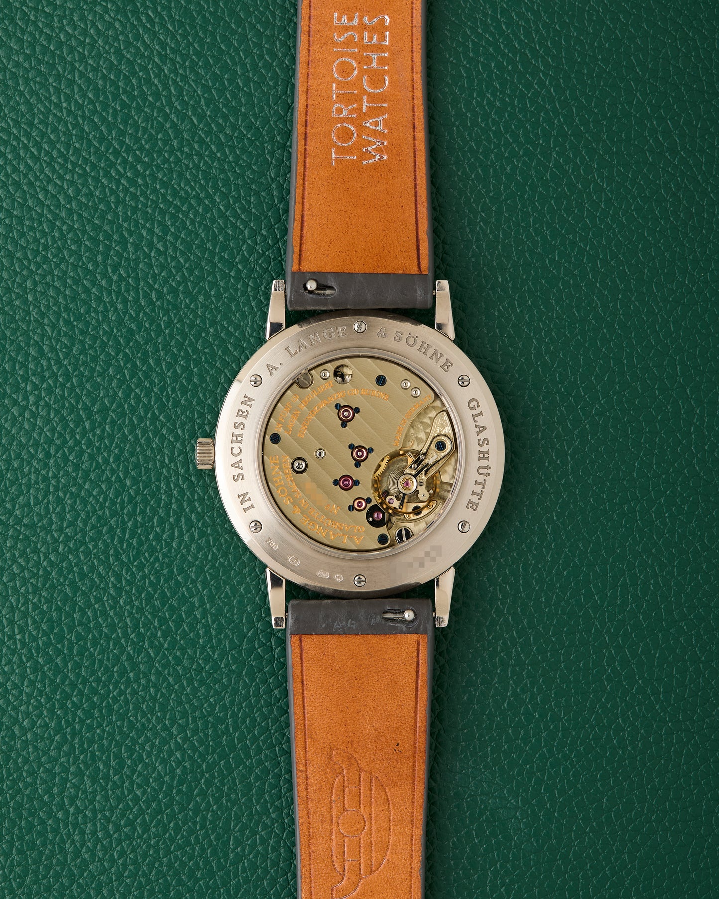 A. Lange & Söhne Saxonia Ref. 215.029 Box 2008 Papers 18k White Gold