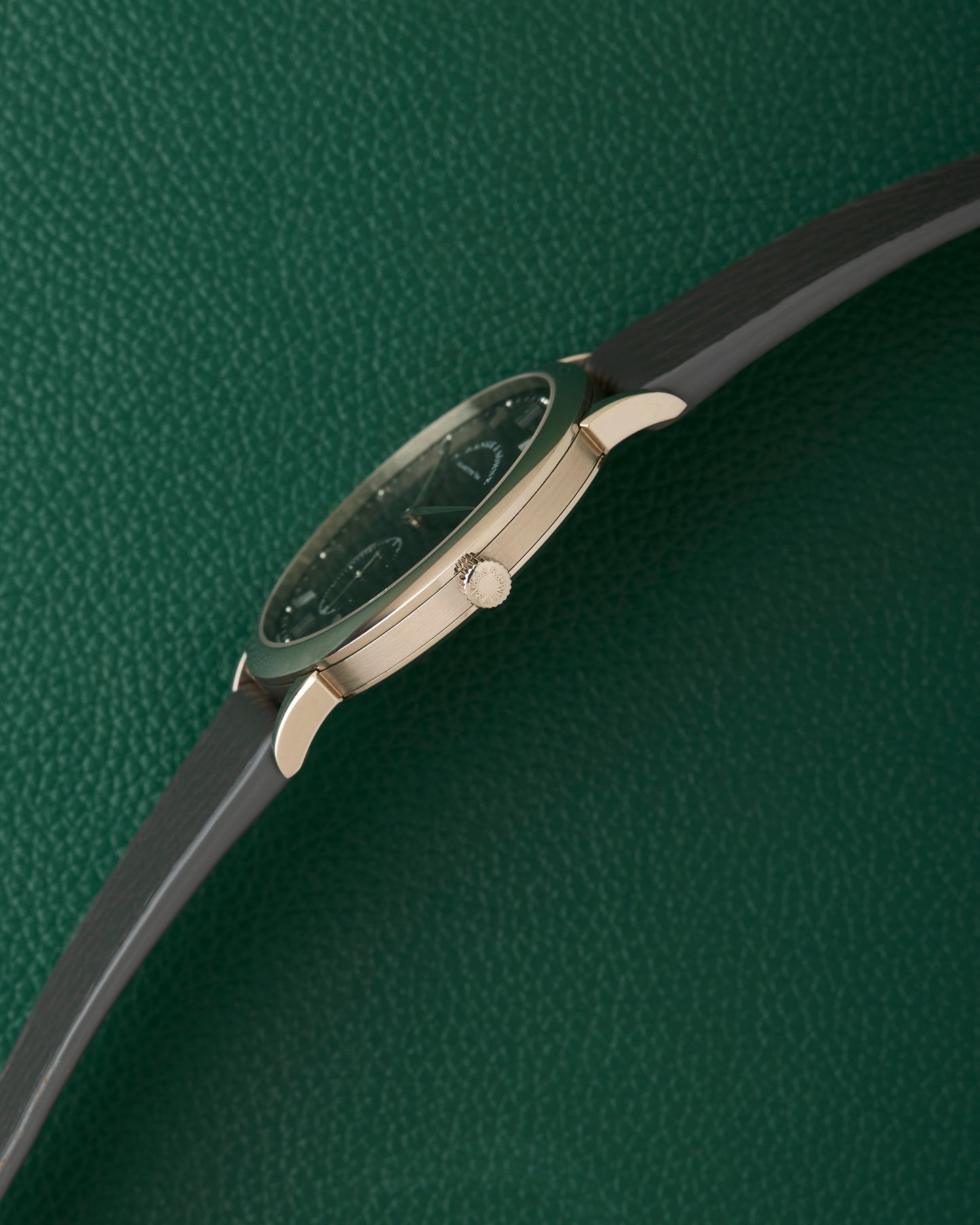 A. Lange & Söhne Saxonia Ref. 215.029 Box 2008 Papers 18k White Gold