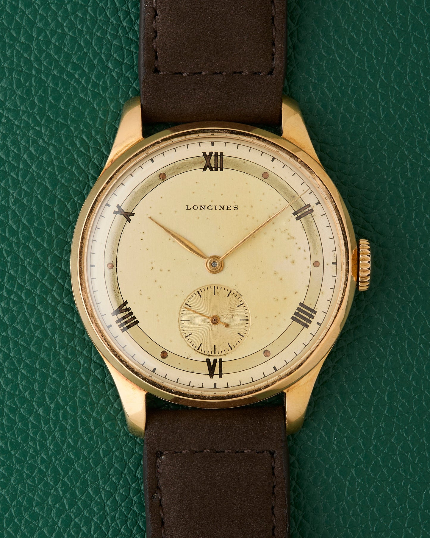 Longines 18k Rose Gold Ref. 4376 Roman Numerals Longines Box