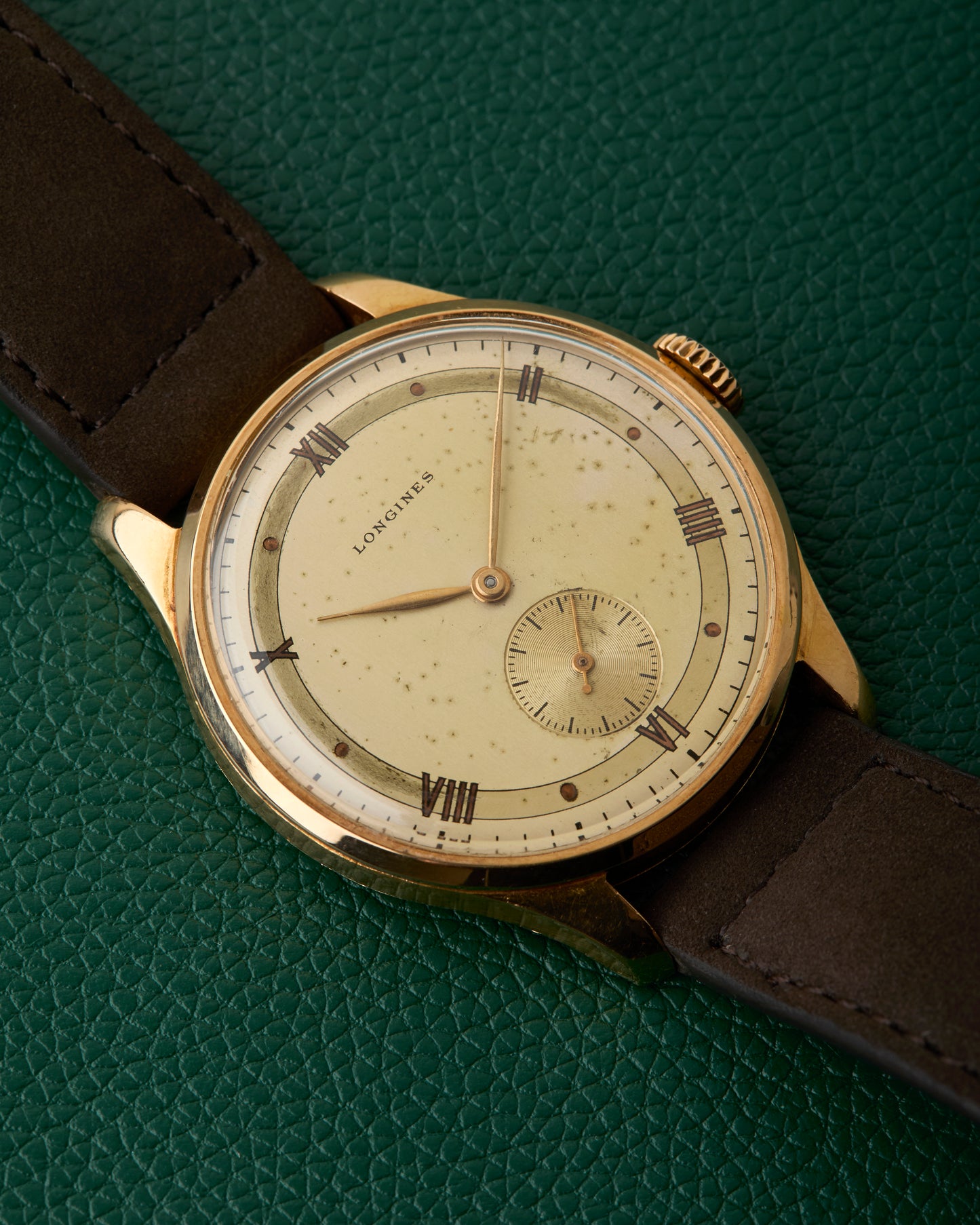 Longines 18k Rose Gold Ref. 4376 Roman Numerals Longines Box