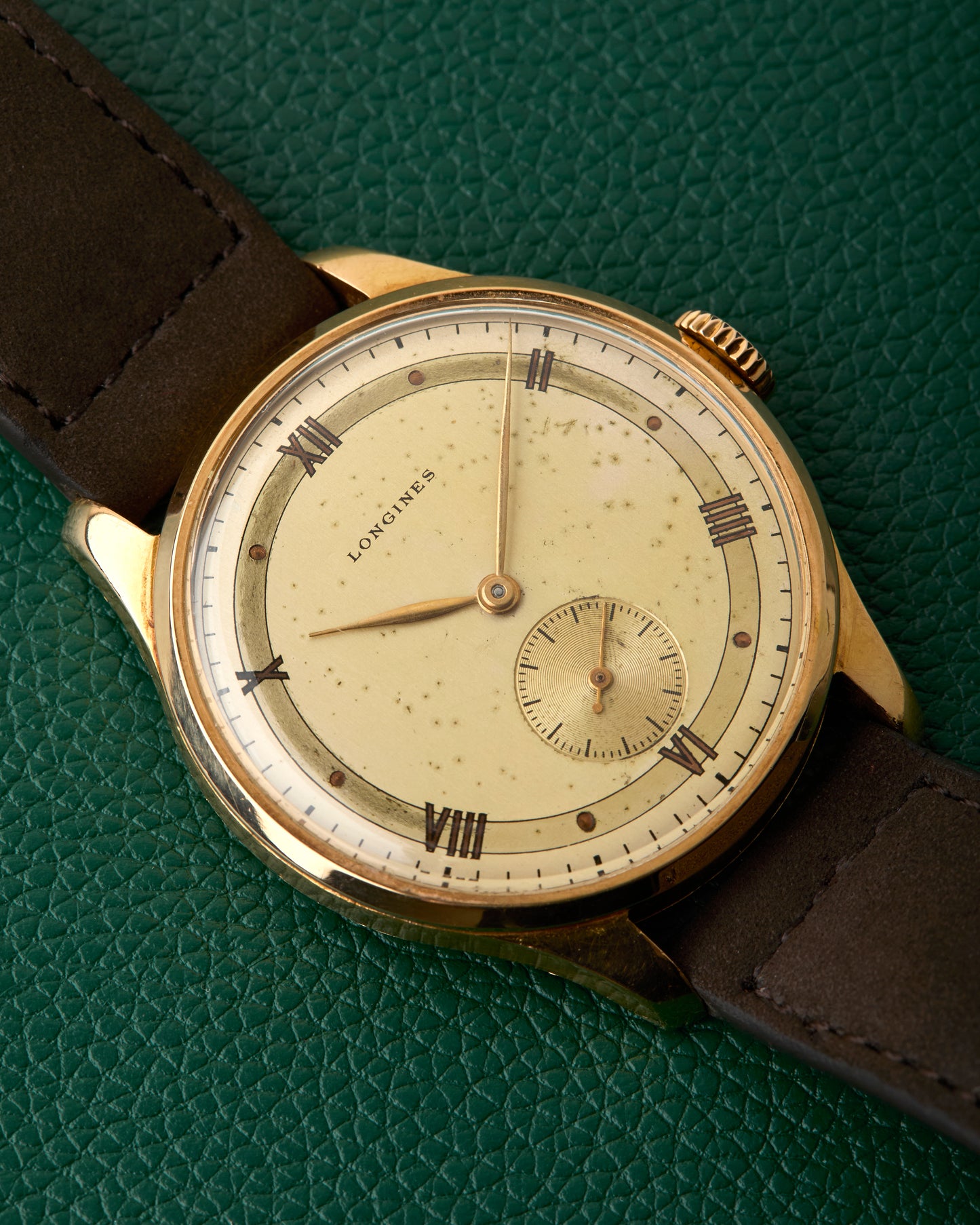 Longines 18k Rose Gold Ref. 4376 Roman Numerals Longines Box