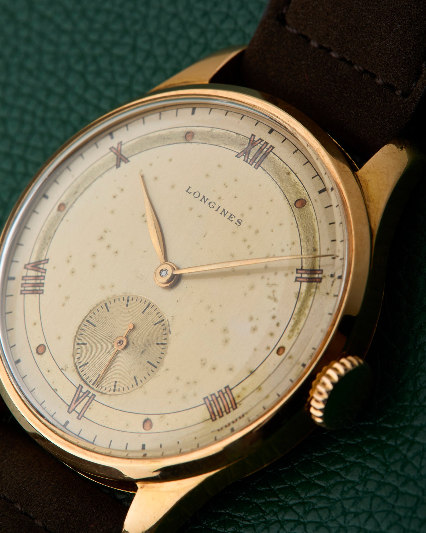 Longines 18k Rose Gold Ref. 4376 Roman Numerals Longines Box