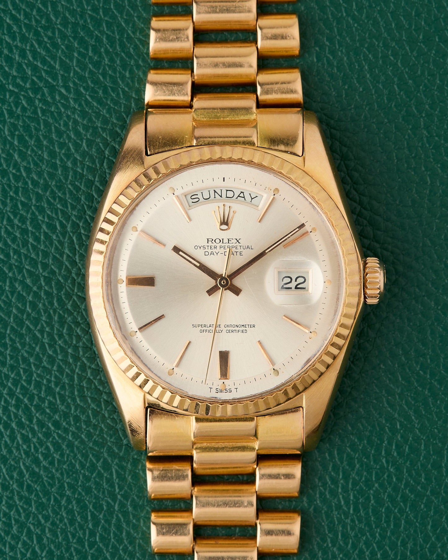 Rolex Day-Date 36mm Ref. 1803 Pink Gold 18K President Bracelet 1972