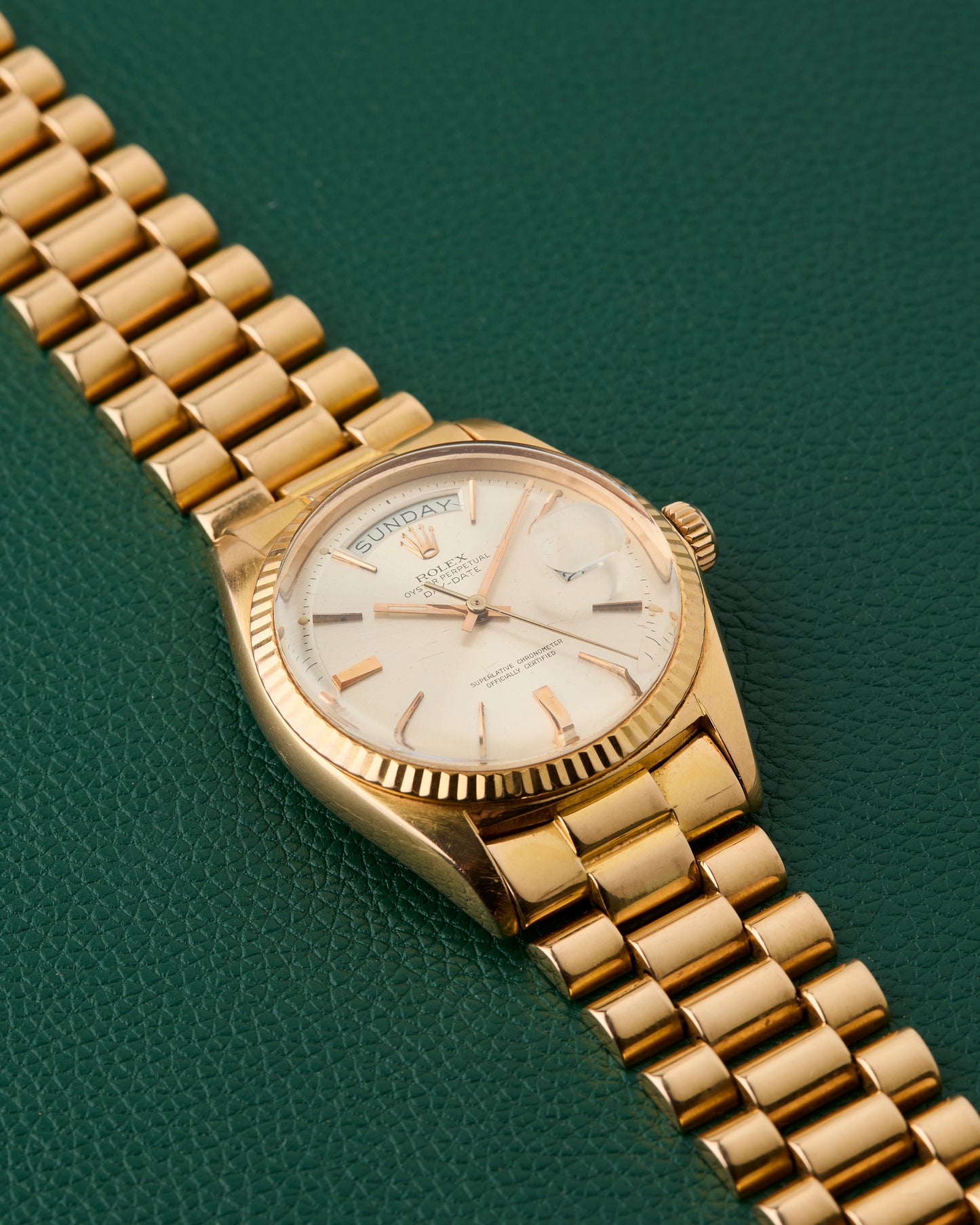 Rolex Day-Date 36mm Ref. 1803 Pink Gold 18K President Bracelet 1972