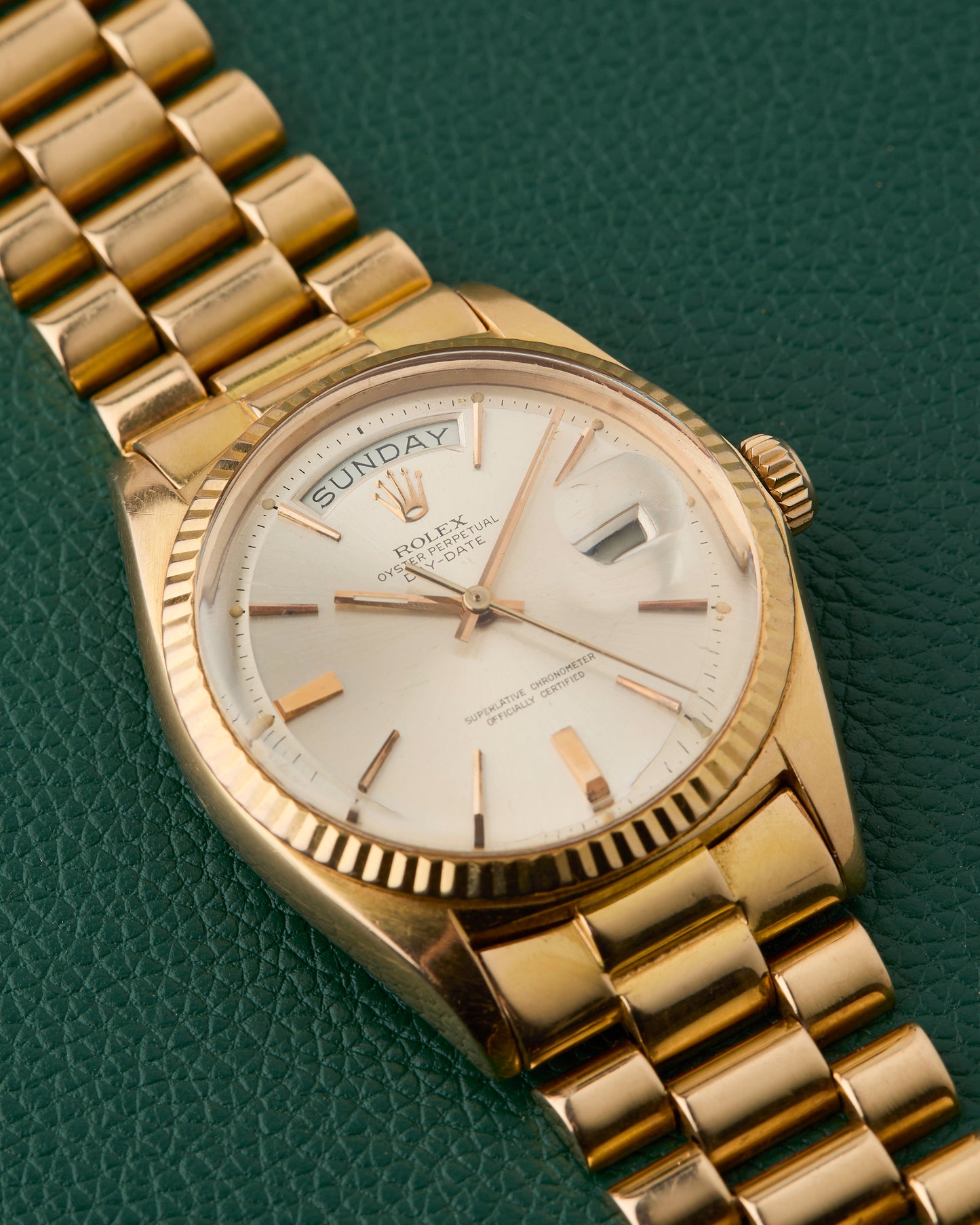 Rolex Day-Date 36mm Ref. 1803 Pink Gold 18K President Bracelet 1972