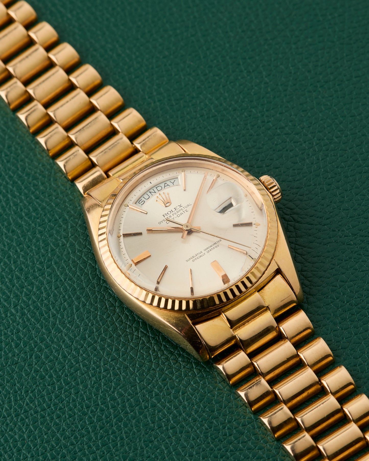Rolex Day-Date 36mm Ref. 1803 Pink Gold 18K President Bracelet 1972