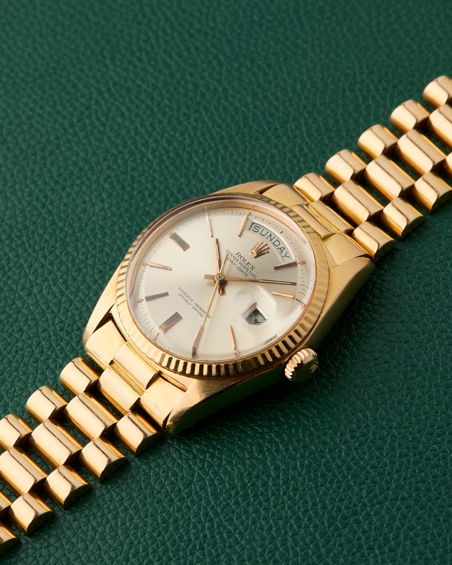 Rolex Day-Date 36mm Ref. 1803 Pink Gold 18K President Bracelet 1972