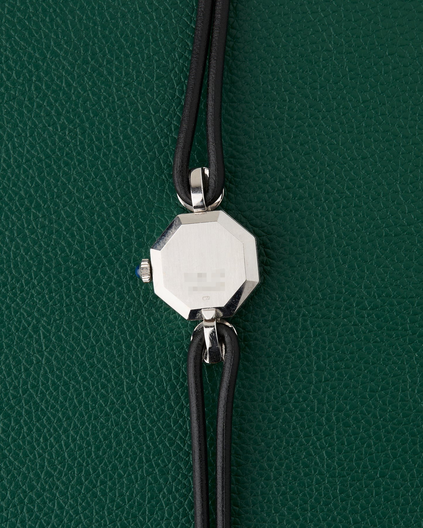 Jaeger-Le Coultre 18k White Gold Octagon Lapis Lazuli Dial