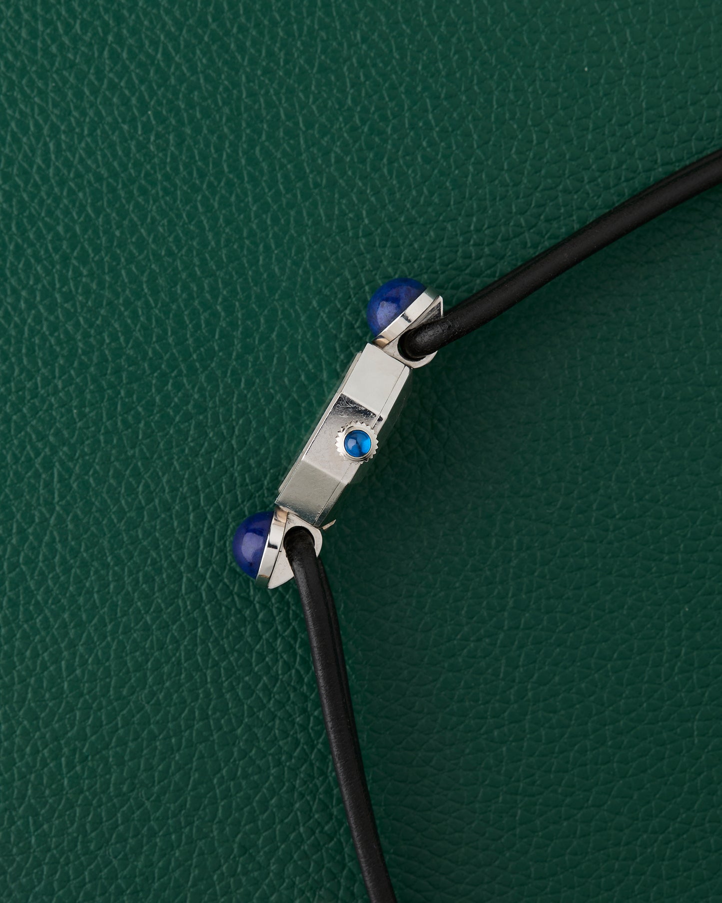 Jaeger-Le Coultre 18k White Gold Octagon Lapis Lazuli Dial