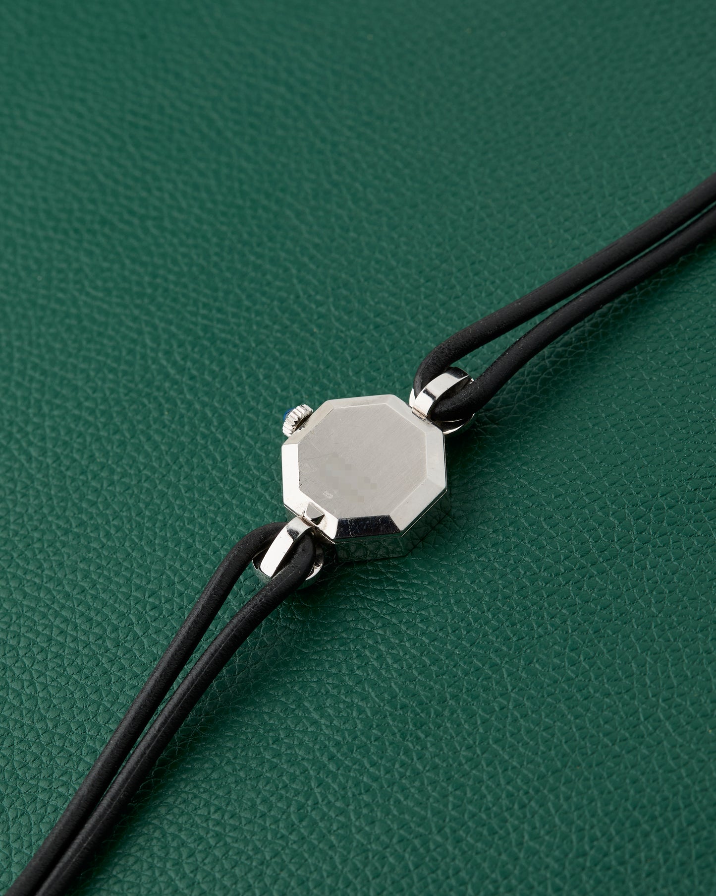 Jaeger-Le Coultre 18k White Gold Octagon Lapis Lazuli Dial