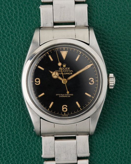 Rolex Explorer Ref. 6610 Oyster Perpetual Black Dial Oyster Bracelet