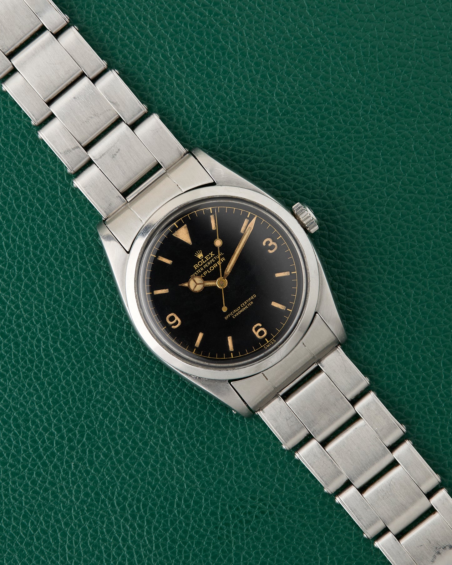 Rolex Explorer Ref. 6610 Oyster Perpetual Black Dial Oyster Bracelet