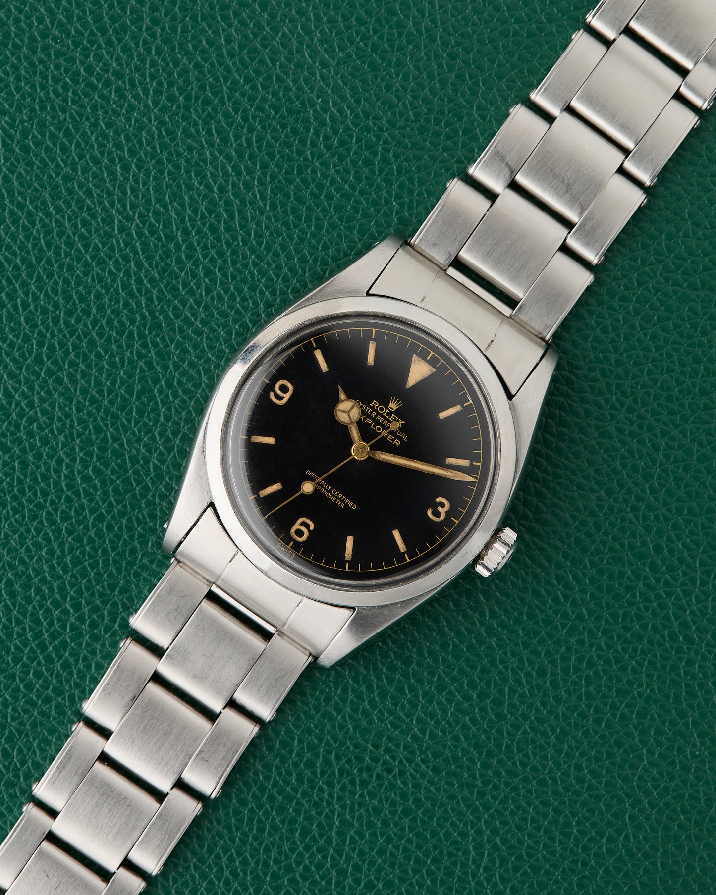 Rolex Explorer Ref. 6610 Oyster Perpetual Black Dial Oyster Bracelet