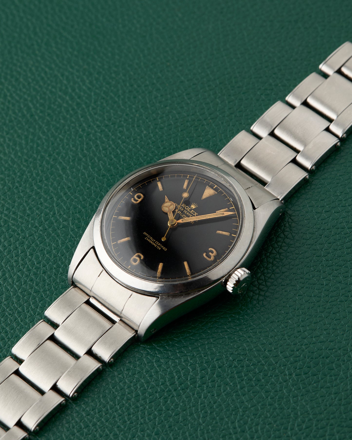 Rolex Explorer Ref. 6610 Oyster Perpetual Black Dial Oyster Bracelet