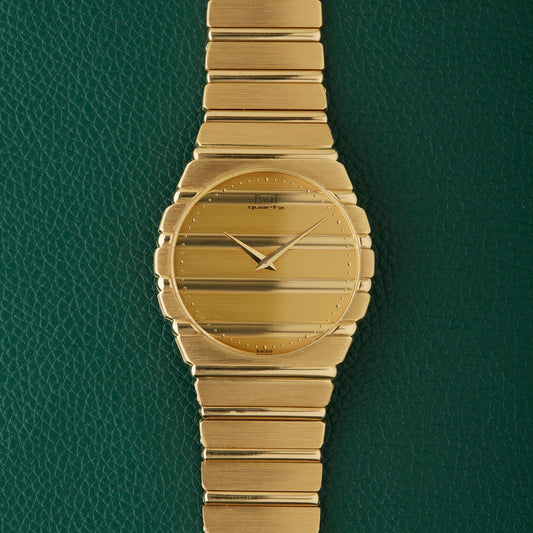 Piaget Polo 7661 C 701 Round Jumbo 18K Gold